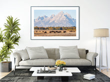 Load image into Gallery viewer, Bison Herd Wall Art – Buffalo Grand Teton | Yellowstone National Park Wildlife Nature Decor &amp; Gift Ideas
