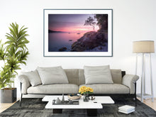 Load image into Gallery viewer, Babbacombe Lone Tree, Torquay, Devon | Sunrise Seascape Photography Print
