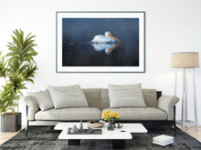 Load image into Gallery viewer, Pelican Wall Art Print – Snake River Yellowstone Bird Photography | Nature Decor &amp; Gift Idea
