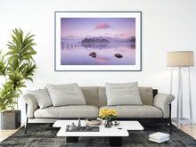 Load image into Gallery viewer, Crow Park Lake Reflections | Keswick Derwent Water Island, Lake district wall art, Home Decor
