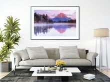 Load image into Gallery viewer, Grand Teton Mt Moran Photography | Yellowstone Oxbow Bend Lake Reflections Rockies Wall Art for Sale - Home Decor Gifts
