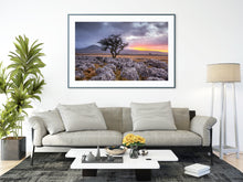 Load image into Gallery viewer, Yorkshire Dales Landscape Photography |  Twistleton Scar Photos Limestone Tree Sunset Wall Art for Sale - Home Decor Gifts
