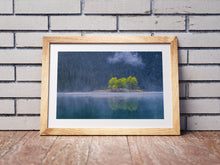 Load image into Gallery viewer, Eibsee Lake, Germany | Misty Island Trees &amp; Reflection Photography Print
