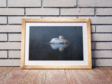 Load image into Gallery viewer, Pelican Wall Art Print – Snake River Yellowstone Bird Photography | Nature Decor &amp; Gift Idea
