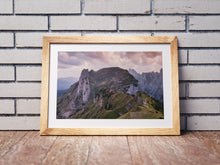 Load image into Gallery viewer, Saxer Lücke, Switzerland | Dramatic Alpine Ridge Photography Print
