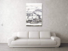 Load image into Gallery viewer, Winter Church Prints | Widecombe Church wall art, Devon Snow Photography
