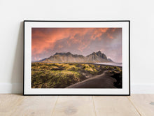 Load image into Gallery viewer, Iceland Mountain Photography | Vestrahorn wall art - Relight Home Decor Gifts - Sebastien Coell Photography
