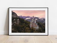 Neuschwanstein Castle, Bavaria | Autumn Mist Photography Print