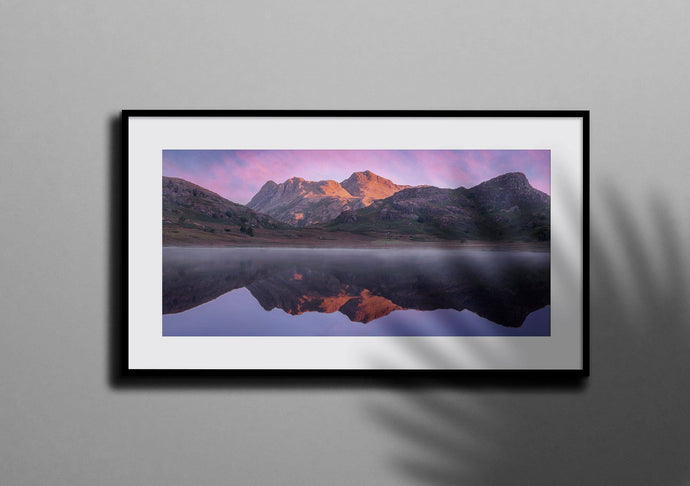 Panoramic Print of Blea Tarn | Langdale Wall Art, Lake District Landscape Photography - Home Decor Gifts - Sebastien Coell Photography