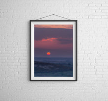 Load image into Gallery viewer, Dartmoor Sunset Wall Art | Red Sky Landscape Photography, Devon Valley Prints - Home Decor Gifts - Sebastien Coell Photography
