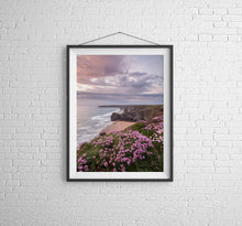 Load image into Gallery viewer, Bedruthan Steps Print | Cornwall Seascape Photography wall art for Sale - Home Decor Gifts - Sebastien Coell Photography
