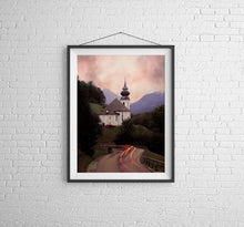 Load image into Gallery viewer, Maria Gern wall art | Bavarian Landscape Photography, Alpine Church Print, Home Decor Gifts
