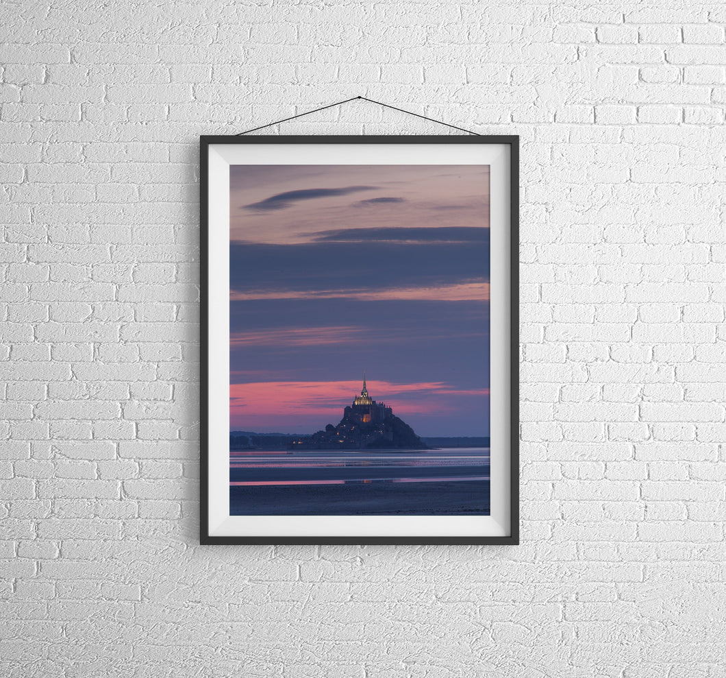 Mont Saint Michel | Normandy Seascape Photography - Home Decor