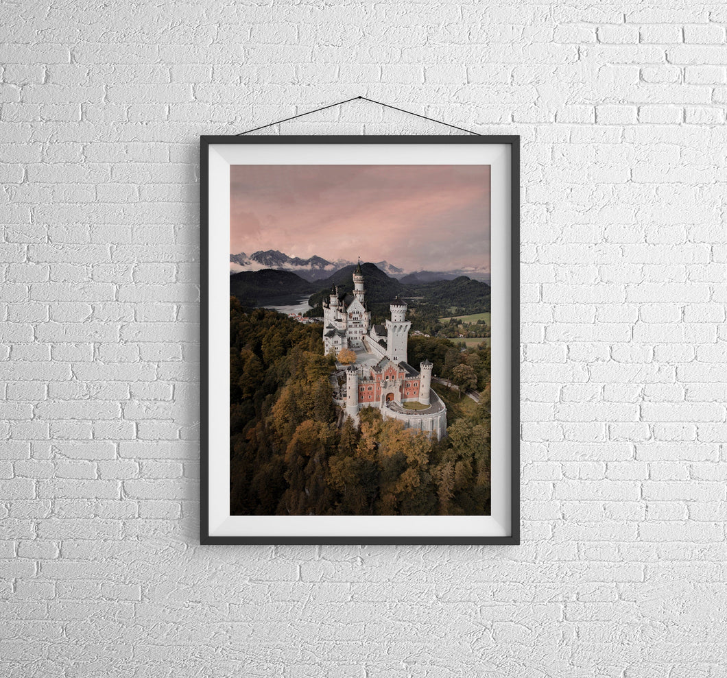 Neuschwanstein Castle Wall Art | Fairy tale Castle Prints Germany - Home Decor Gifts