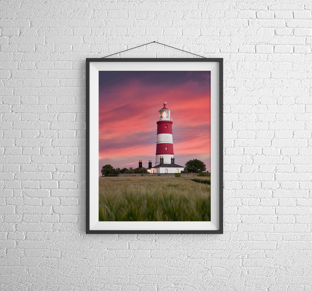 Happisburgh Lighthouse Wall Art Print | Lighthouse art for Sale - Relight Home Decor - Sebastien Coell Photography
