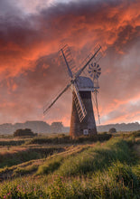 Load image into Gallery viewer, Windmill Wall Art Prints of Thurne Windpump | Norfolk Broads Pictures - Relight Home Decor
