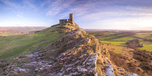 Load image into Gallery viewer, Panoramic Print of Brentor Church, Dartmoor art, Devon landscapes - Home Decor - Sebastien Coell Photography
