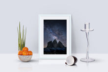 Load image into Gallery viewer, Tre Cime Di Lavaredo Mountain Photography | Astrophotography Space Photography For Sale, Northern Italy Home Decor
