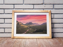 Load image into Gallery viewer, Glencoe Valley Wall Art | Scotland Mountain Photography, Highlands Pictures - Relight Home Decor - Sebastien Coell Photography
