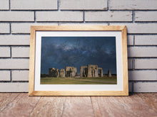 Load image into Gallery viewer, Stonehenge Milkyway Prints | Space Wall Art, Neolithic Astrophotography Home Decor - Relight Images
