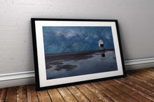 Load image into Gallery viewer, Burnham on Sea Space Print | Milkway Lighthouse Wall Art, Nightsky Photography - Relight Home Decor - Sebastien Coell Photography
