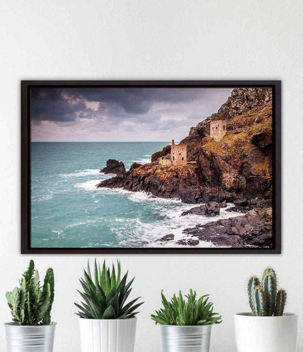 Cornwall art print | Crown Mines at Botallack, Seascape Photography Home Decor - Sebastien Coell Photography