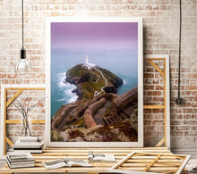 Load image into Gallery viewer, Welsh art of South Stack Lighthouse | Anglesey Prints - Home Decor Gifts
