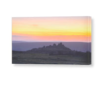 Load image into Gallery viewer, Panoramic Print of Bonehill Rocks | Dartmoor Prints, Devon Mountain Photography Widecombe Tor Wall Decor - Sebastien Coell Photography
