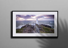 Load image into Gallery viewer, Panoramic Devon art of Start Point Lighthouse | Seascape Photography - Home Decor - Sebastien Coell Photography

