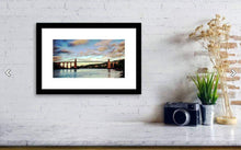 Load image into Gallery viewer, Panoramic Print of The Menai Suspension Bridge | Wales Photography - Home Decor Gifts - Sebastien Coell Photography
