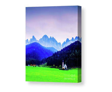 Load image into Gallery viewer, Dolomites art of St Johns church | Ranui wall art, val di Funes - Home Decor Gifts - Sebastien Coell Photography
