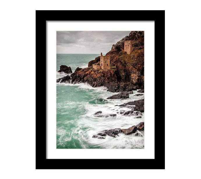 Cornwall Landscape Print of The Botallack Mines, Crown Mine Seascape - Sebastien Coell Photography