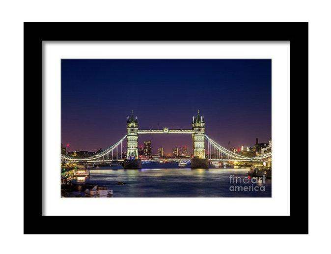 London Print of Tower Bridge, London Cityscape Canvas - Home Decor Gifts - Sebastien Coell Photography