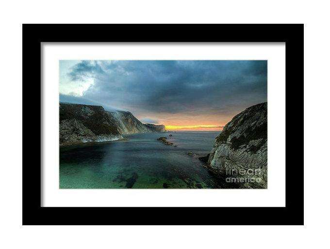 Dorset art of Man O War Beach, Coastal landscape photography - Home Decor Gifts - Sebastien Coell Photography