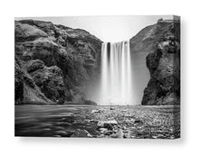 Load image into Gallery viewer, Scandinavian Prints | Skogafoss waterfall wall art and Icelandic art for Sale - Sebastien Coell Photography
