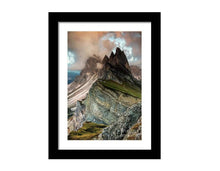 Load image into Gallery viewer, Mountain Photography of Seceda | Italian Dolomites Pictures, Alpine Prints Home Decor - Sebastien Coell Photography
