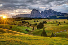 Load image into Gallery viewer, Mountain Photography of Alpe Di Siusi | Seiser Alm art, Italian Dolomites UNESCO Prints - Sebastien Coell Photography
