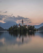 Load image into Gallery viewer, Chapel of St Maria Prints | Lake Bled Pictures and The Alps Mountain Photography - Sebastien Coell Photography
