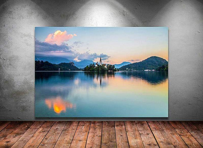 Chapel of St Maria | Lake Bled Prints, Slovenia Mountain Photography Home Decor Gifts - Sebastien Coell Photography