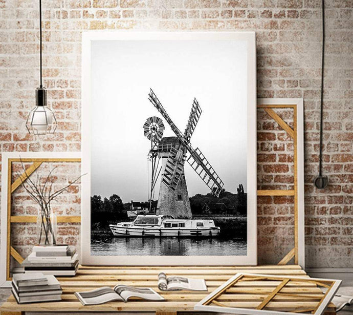 Windmill Prints for Sale of Thurne Windpump, Norfolk Landscape Photography and East Anglia art Home Decor Gifts - SCoellPhotography