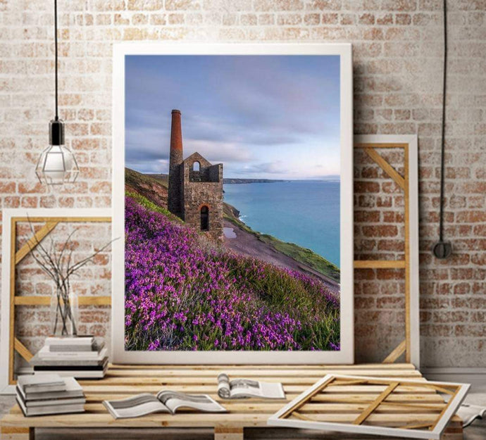 Cornwall Landscape Prints | Wheal Coates Mine art, Towanroath Mineshaft Home Decor Gifts - Sebastien Coell Photography