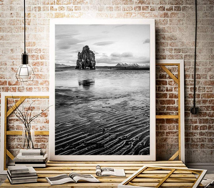 Scandinavian prints | Hvitserkur Icelandic wall art for Sale, Landscape Photography - Sebastien Coell Photography