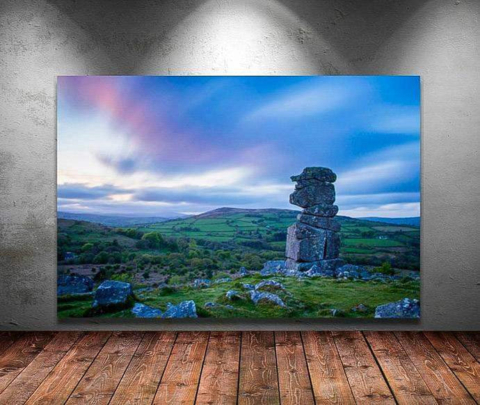 Dartmoor art of Bowermans nose | Devon landscape prints - Home Decor Gifts - Sebastien Coell Photography