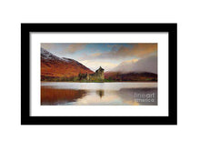 Load image into Gallery viewer, Panoramic Print of Kilchurn Castle, Scottish Loch Awe wall art - Home Decor Gifts - Sebastien Coell Photography
