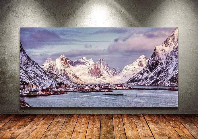 Panoramic Print of Norway's Reine | Nordic wall art, Arctic Seascape Photography - Sebastien Coell Photography