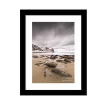 Load image into Gallery viewer, Beach Prints of Unstad Bay, Scandinavian Wall Art for Sale - Home Decor Gifts - Sebastien Coell Photography
