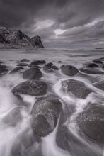Load image into Gallery viewer, Beach wall art | Unstad Bay Prints and Lofoten Islands Pictures for Sale - Home Decor Gifts - Sebastien Coell Photography

