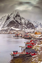 Load image into Gallery viewer, Mountain Photography of Norway&#39;s Reine | Lofoten Islands wall art for Sale - Sebastien Coell Photography
