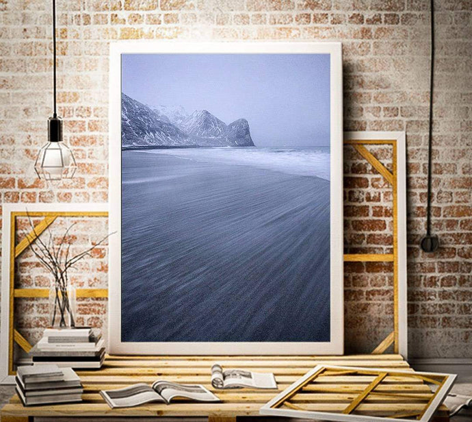 Fine art Print of Unstad Beach, Nordic Prints for Sale, Lofoten Islands wall art Home Decor Gifts - SCoellPhotography