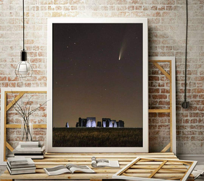 Neowise Comet Print | Stonehenge Pictures for Sale and Space Photos - Home Decor Gifts - Sebastien Coell Photography